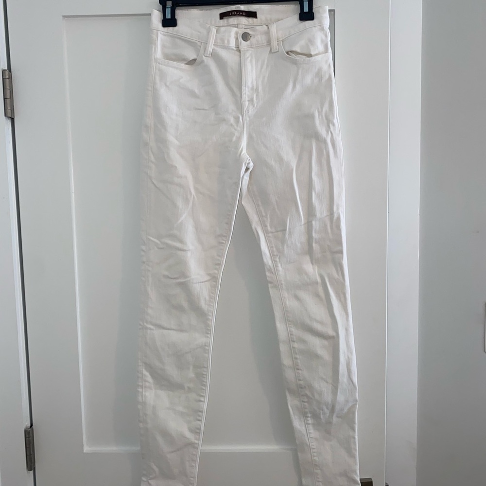 J brand white skinny jeans